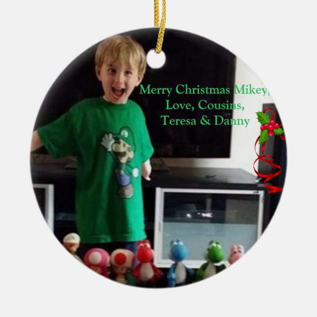 Personalized Christmas Ornament (Front)