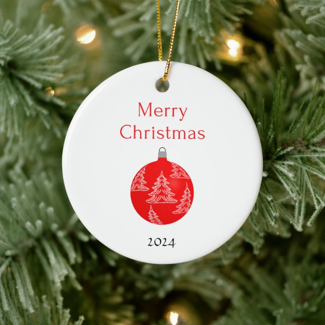 Personalized christmas ornament custom christmas o (Tree)