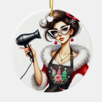 Personalized Christmas Ornament for Hairdresser