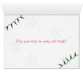 Personalized Christmas Ornament Photo Card 2 (Inside Horizontal (Bottom))