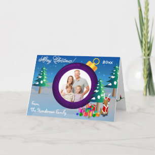 Personalized Christmas Ornament Photo Card 6