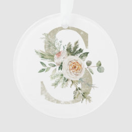 Personalized Christmas ornament with your initials