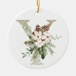 Personalized Christmas ornament with your initials