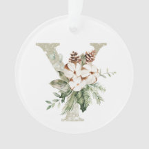 Personalized Christmas ornament with your initials