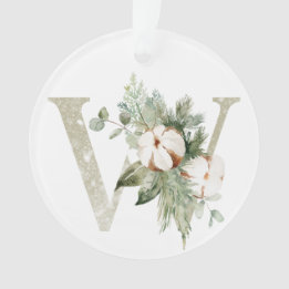 Personalized Christmas ornament with your initials