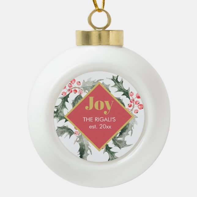 Personalized Christmas Ornaments (Front)