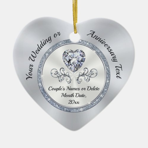 Personalized Christmas Ornaments Wedding Favors
