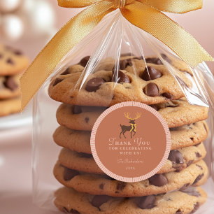 Personalized Christmas Party Favor Sticker