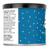 Personalized  Christmas Penguin "Merry Christmas" Hot Chocolate Drink Mix (Left)