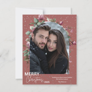 Personalized Christmas Photo Card - Holiday