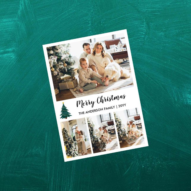 Personalized Christmas Photo Collage  Holiday Card (Creator Uploaded)