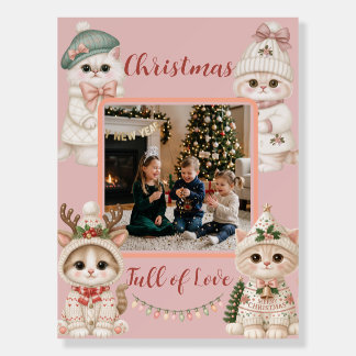 Personalized Christmas Photo Pillow Foam Board