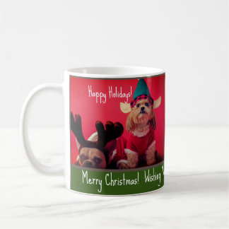 Personalized Christmas Photo & Text Mug