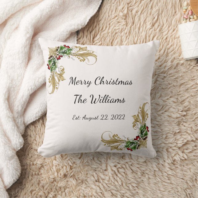 Personalized Christmas pillow (Blanket)