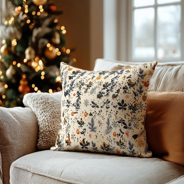 Personalized Christmas Pillow with Elegant Festive (Creator Uploaded)