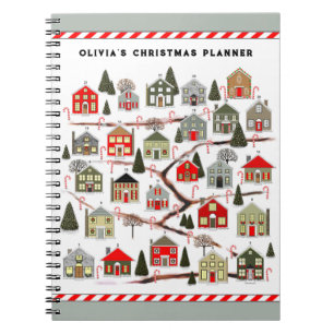 Personalized Christmas Planner Notebook
