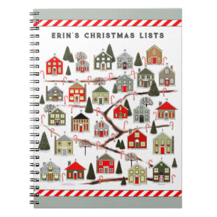 personalized Christmas planner Notebook