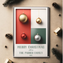 Personalized Christmas Postcard