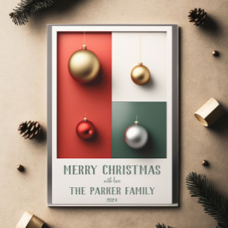 Personalized Christmas Postcard