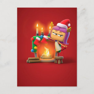 Personalized Christmas Postcard for Virgo