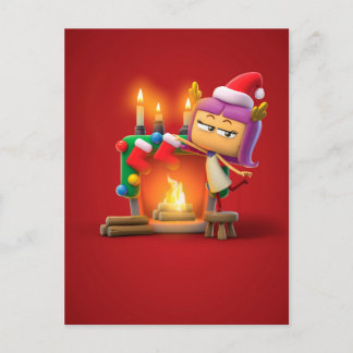 Personalized Christmas Postcard for Virgo