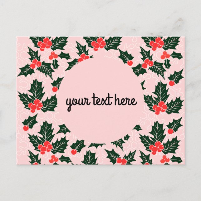 Personalized Christmas Postcards (Front)