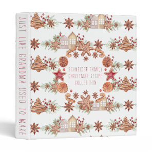 Personalized Christmas Recipe Binder