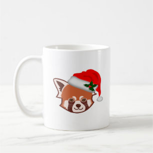 Personalized Christmas Red Panda Mug