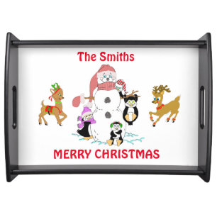 Personalized Christmas Serving Tray