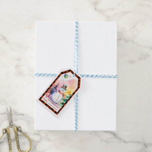 Personalized Christmas Snowman Gift Tags