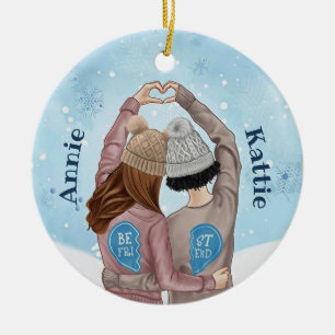 Personalized Christmas Soul Sister Ornament
