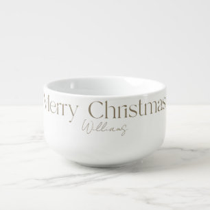 Personalized Christmas Soup Mug