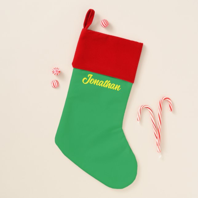 Personalized Christmas Stockings, unique custom Stocking (Front)