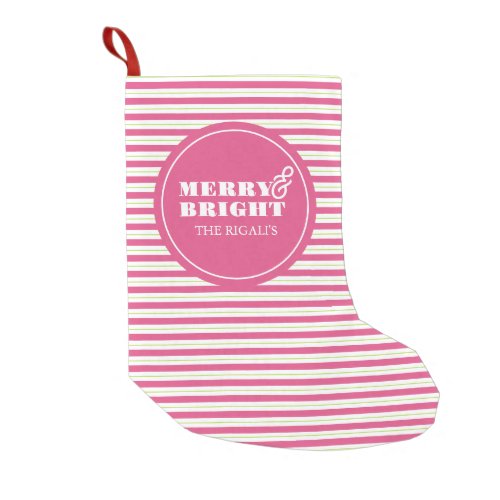 Personalized Christmas Stockings Unique Pink