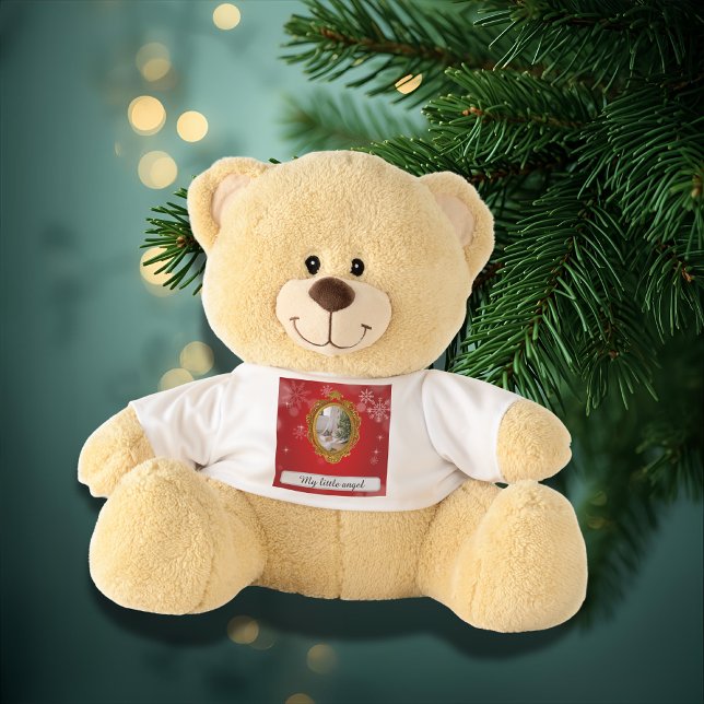 Personalized Christmas Teddy Bear My Little Angel (Creator Uploaded)