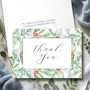 Personalized Christmas Thank You Cards