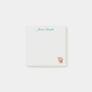 Personalized Christmas theme Post-it Notes