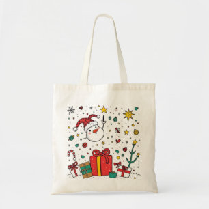 personalized Christmas Tote Bag