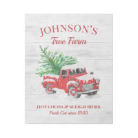 Personalized Christmas Tree Farm Sign