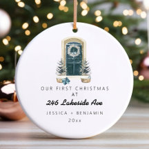 Personalized Christmas Tree New Home Holiday