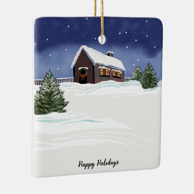 Personalized Christmas Tree Ornament (Right)