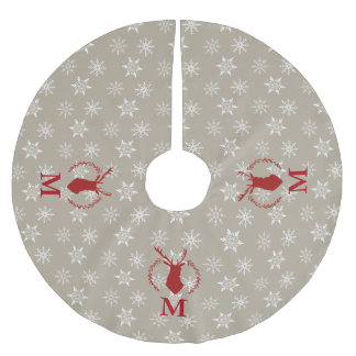 Personalized christmas tree skirt