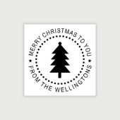 Personalized Christmas with Tree Embosser Seal (Design View)