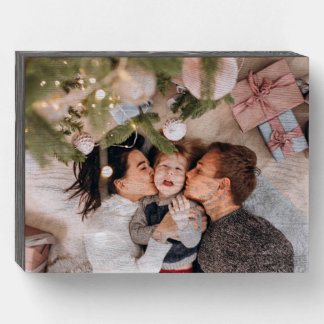 Personalized Christmas Wooden Box Sign