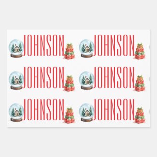 Personalized Christmas Wrapping Paper