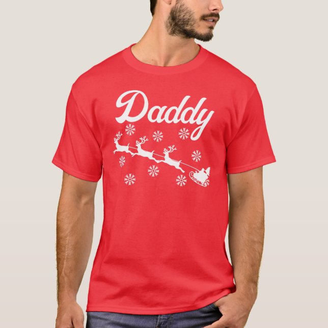 Personalized Christmas  Xmas Family Matching T-Shi T-Shirt (Front)