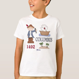 Personalized Christopher Columbus History Buff T-Shirt