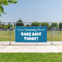 Personalized Church Bake Sale Banner