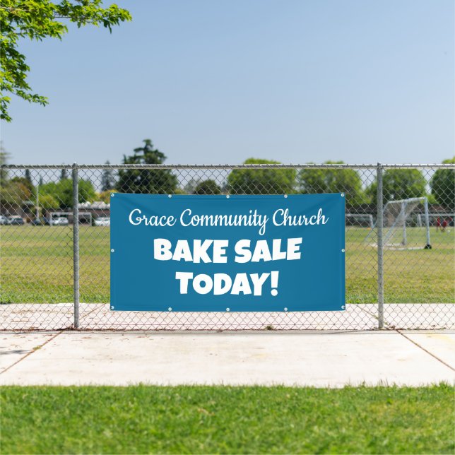 Personalized Church Bake Sale Banner (Insitu)