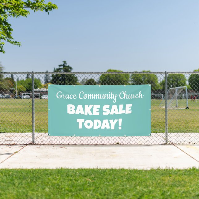 Personalized Church Bake Sale Banner (Insitu)